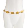 Y2K Adjustable Metal Belt Belly Chain for Women 2025 Trendy Jewelry Accessories Vintage Geometric Turquoise Body Chain