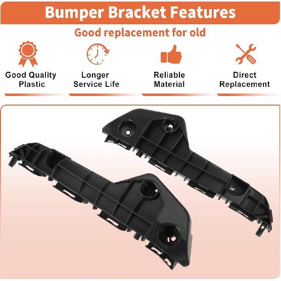 Front Bumper Bracket for Scion TC 2011-2016 No.5211621030/5211521030/SC1042101/SC1043101 Front Left Right 1 Pair