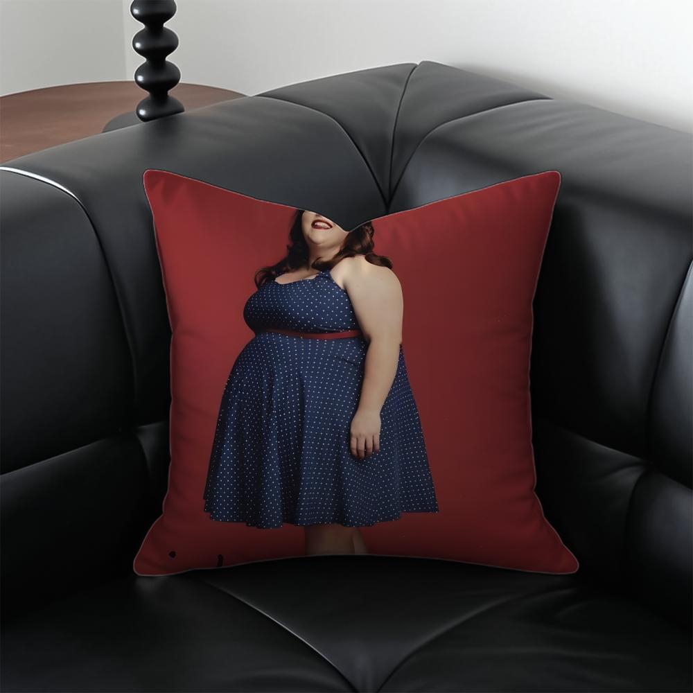 KKate Pearson Pillow TV Character Cushion Cover Pillow Case Antidustmite Invisible zipper silky plush cushion