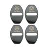 4pcs Car Door Lock Protective Cover Metal Sticker For Volkswagen VW GTI R Golf Polo Tiguan Passat Jetta Lavida Rline Accossories zj3