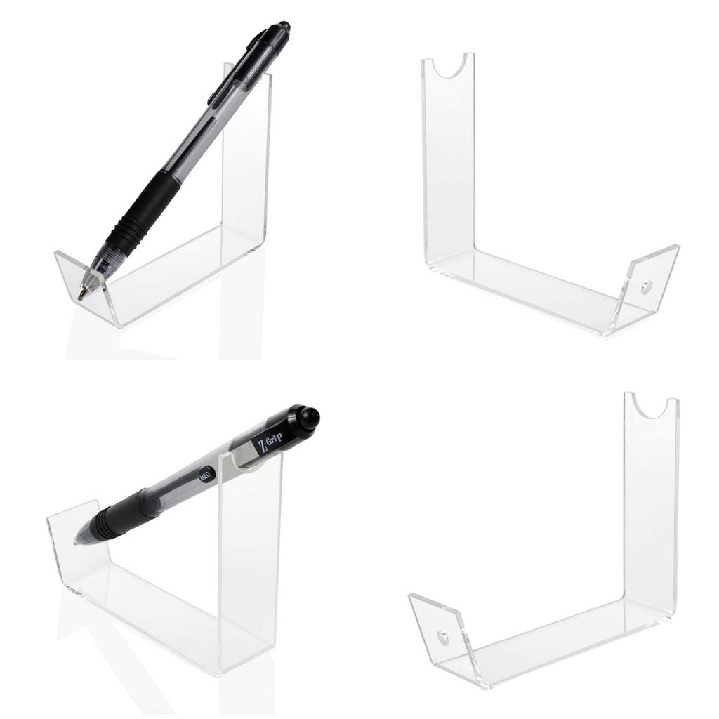 1/2pcs Transparent Acrylic Pen Pencil Display Holder Jewelry Display Stand Marker Pen Fountain Pen Display Rack for Desk