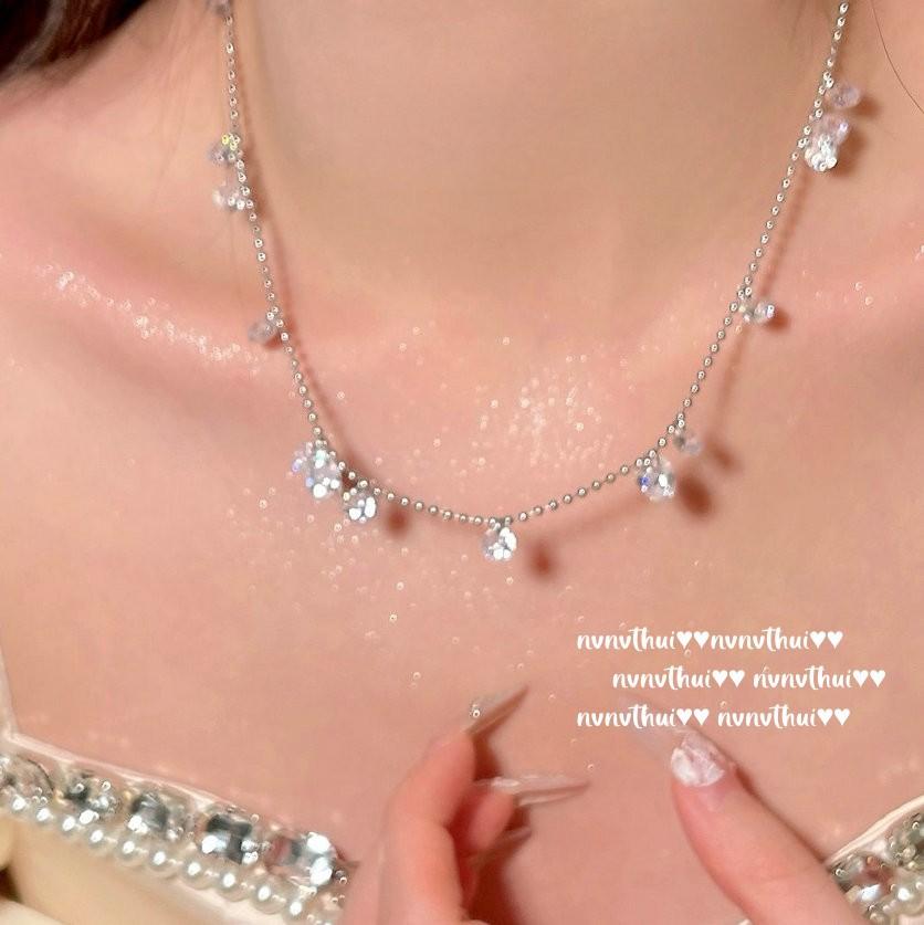 Farah Wreath Jewel Brooch, Galaxy Bright, 18K Gold Plated, Gypsy Dew Zircon Earrings, Combination