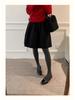Refined Retro A-Line Woolen Skirt - Autumn/Winter Korean Minimalist Style