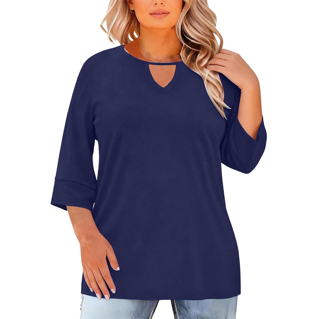 Women's Fashionable Short Sleeve Elegant Commuting And Casual Top