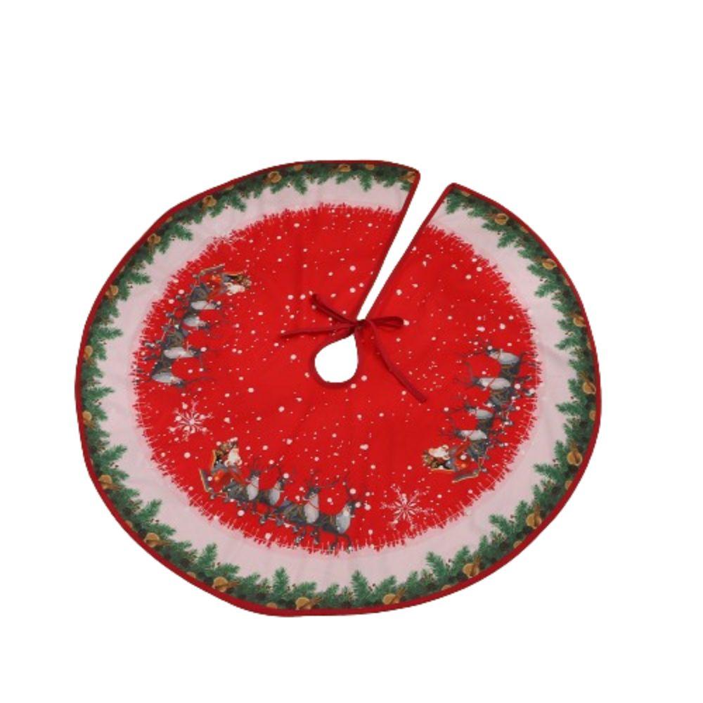 Creative Christmas Tree Apron Round Xmas Tree Skirt Christmas Base Cover  Tree Base Supplies