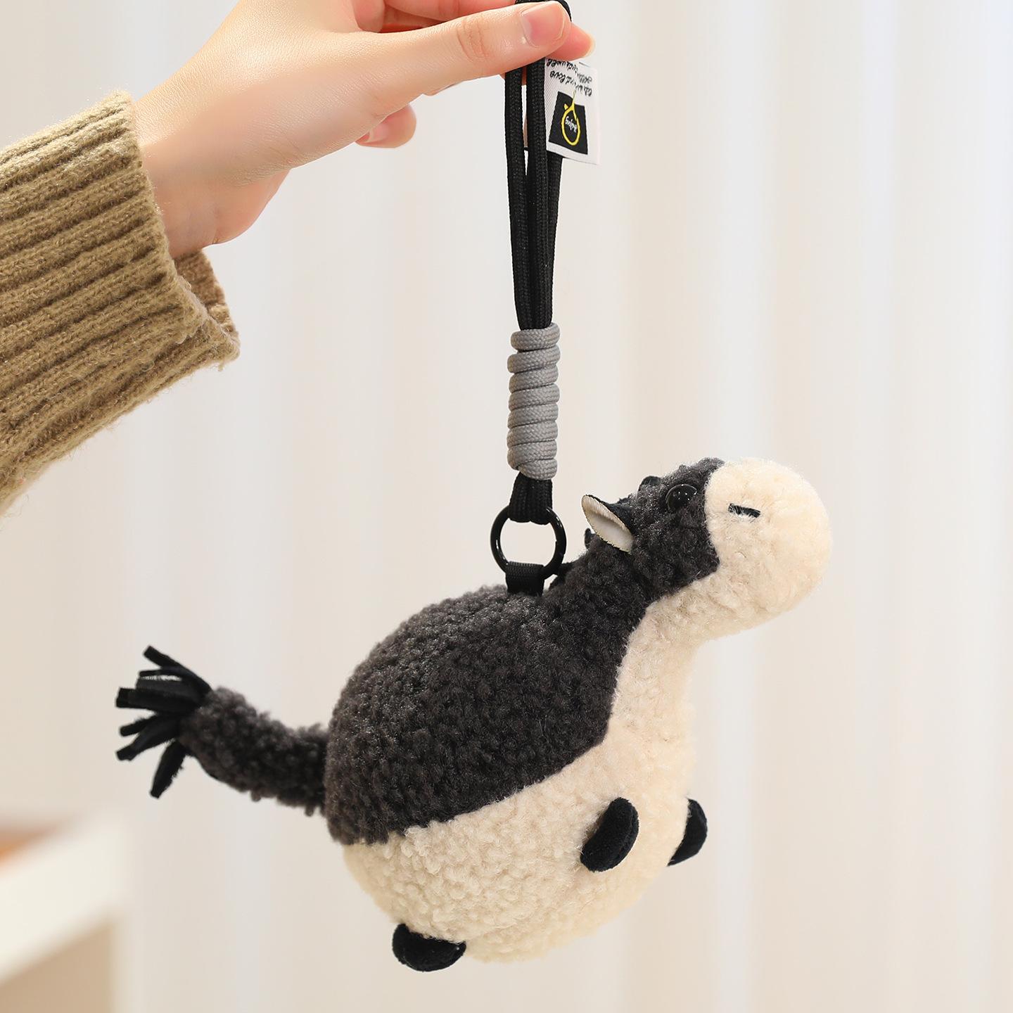 

Pony Plush Pendant Latest Year Ornament Year Of The Horse Doll Mascot Plush Cute Pony Keychain Decorations Bag Charm Children S Toys 17cm