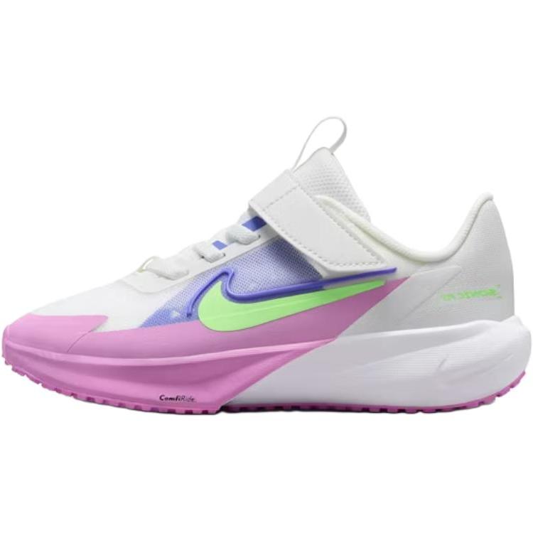 Nike Sonic Fly PS Summit White Kids Sneakers Sapphire Light-Magenta Lime-Blast FZ0016-102
