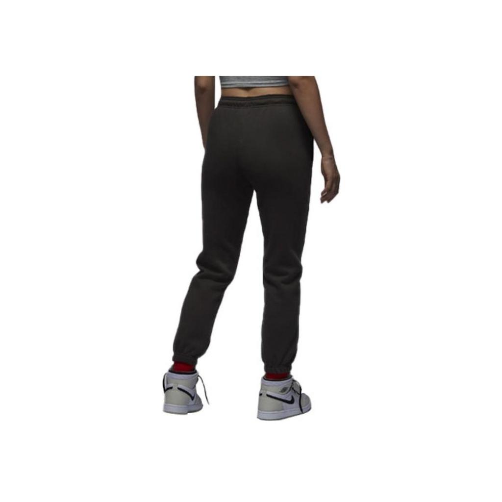 Jordan Solid Color Logo Drawstring Knit Joggers Women Bottoms Brown FN4495-220