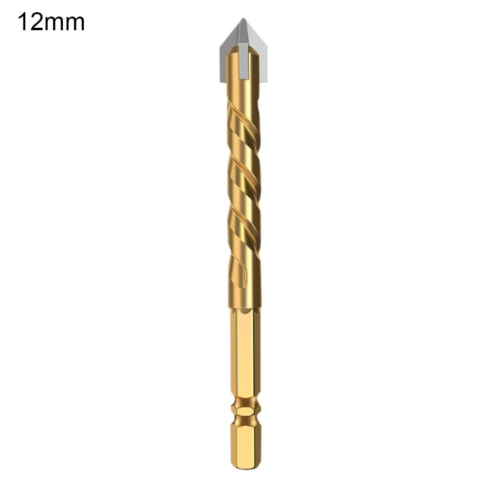 

Hard Alloy Drill Bits Hex Handle Drilling Tools Multi-purpose Metal Drill Concrete 12mm