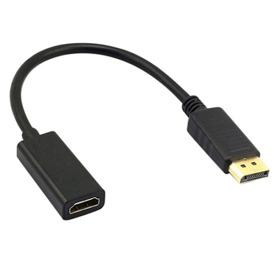 New DP Displayport HDMI-compatible Female Cable Male To Converter Adapter for PC HP/DELL