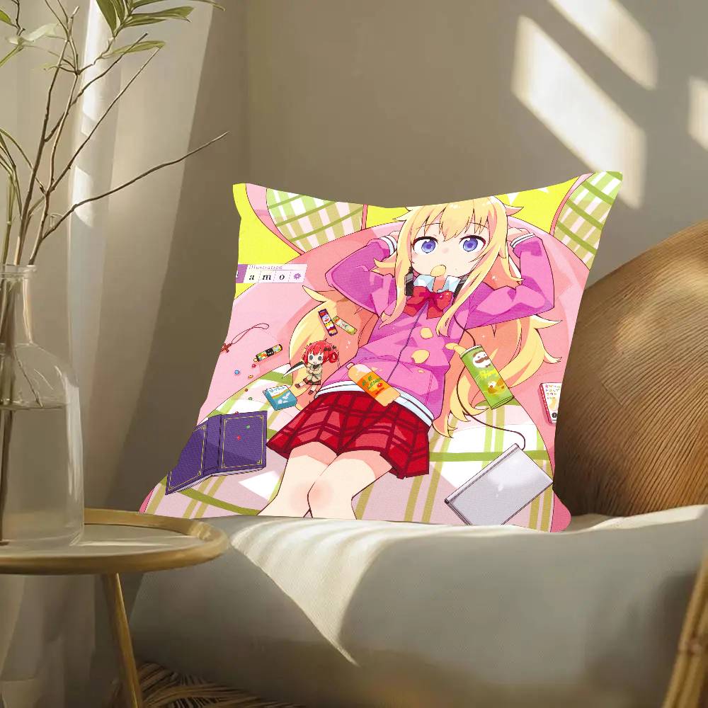 G-Gabriel Dropout Anime Pillow Case Fashion Square Pillowcase Bedroom Sofa Room Ins Decoration Leisure