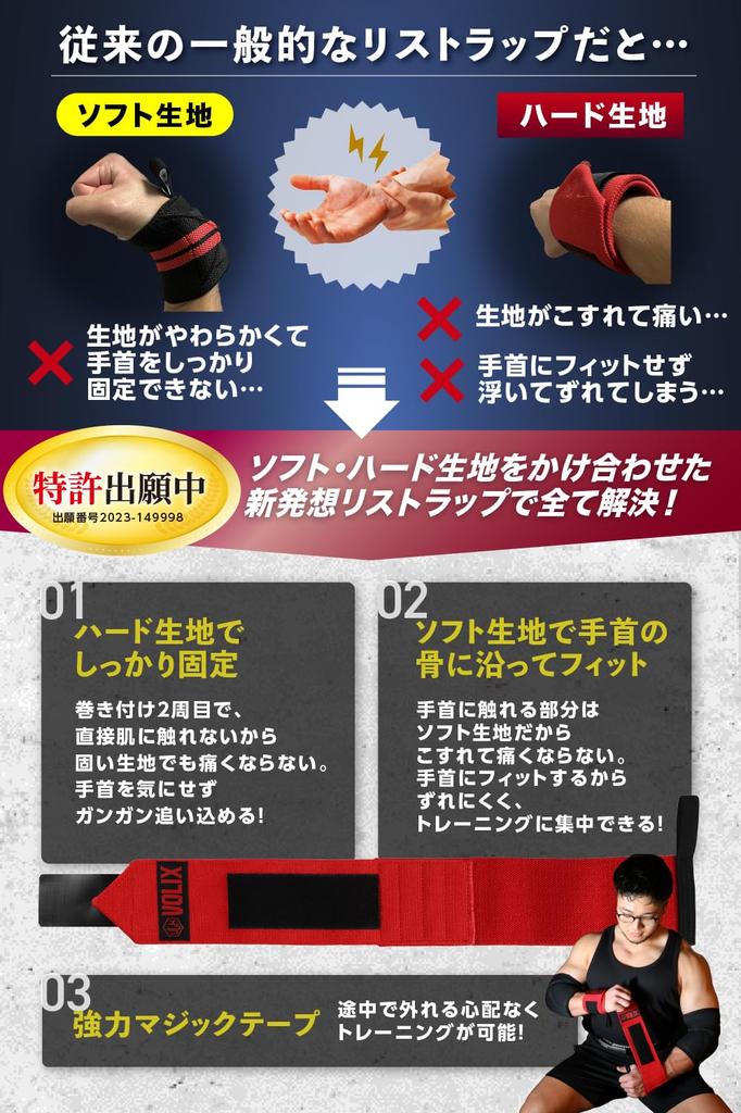 Lemon Channel Recommended Wrist Wraps Two Types of Fabric Are Fused Together To Provide a Firm Yet Painless Ideal for Weight Wrist and Bench [Patent