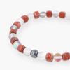 Jbans Classic Moonlight Stone Point Cube Red Stone Mix Gemstone Bracelet (C2501Ac1217_Rd)
