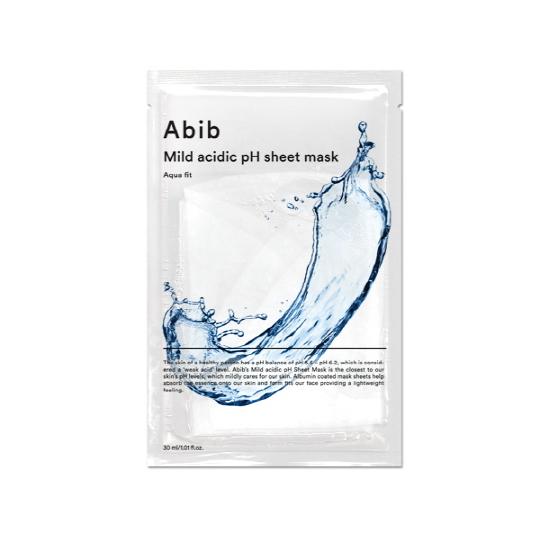ABIB Mildly Acidic pH Sheet Mask Fit 4+1 Sheets (Aqua/Resurrection Herb)