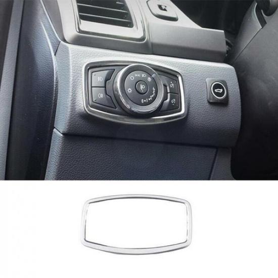 1PC For Ford Ranger 2015- Function Control Button Silver Titanium Frame Trim