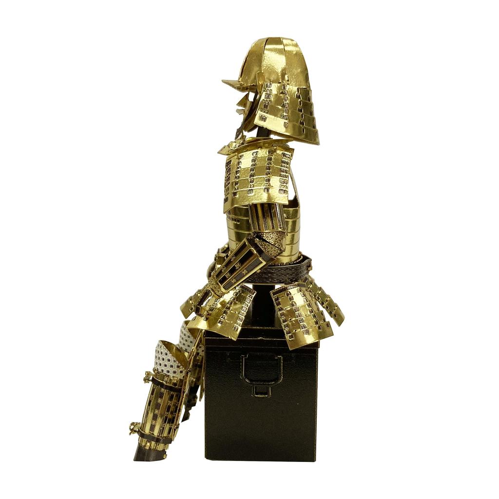 Tenyo Metallic Nano Puzzle Multicolor Series Armor Tokugawa Ieyasu Kondami Gusoku Stainless Steel Material No Glue Required Thickness Laser Processing