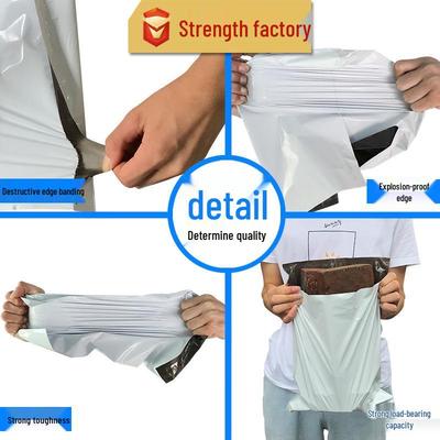 Large Black Self-Adhesive Waterproof Shipping Bags for E-commerce