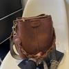 Bag Women 2025 New Korean Versatile New Trendy Autumn and Winter Retro Shoulder Large Capacity Broadband Crossbody Bucket