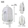 Aventura Water-Repellent Lightweight Drawstring Backpack RDS-30718, Light Gray