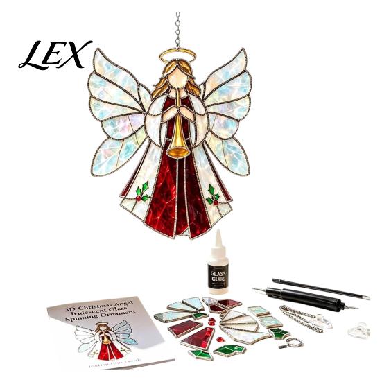 Window Suncatcher DIY Project Christian Kit, Stained Glass Style Religious Sun Catcher, Spiritual Home Decoration Crafts Iridescent Hanging