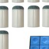 50 Pieces Slip On Pool Cue Tips Replacement Practical Professional Portable 13mm Stick