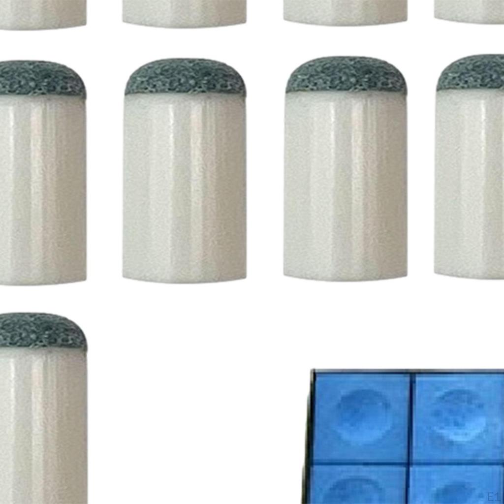 50 Pieces Slip On Pool Cue Tips Replacement Practical Professional Portable 13mm Stick