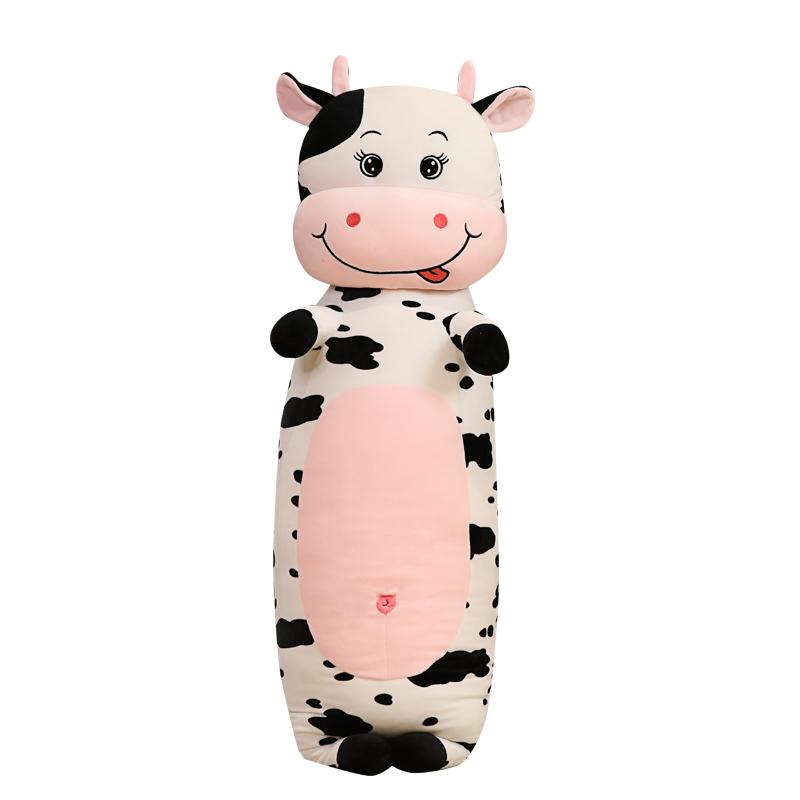 Lovely Milk Cow Plush Toys Cartoon Stuffed Animal Cattle Dolls Sleeping Pillow Girls Birthday Gifts