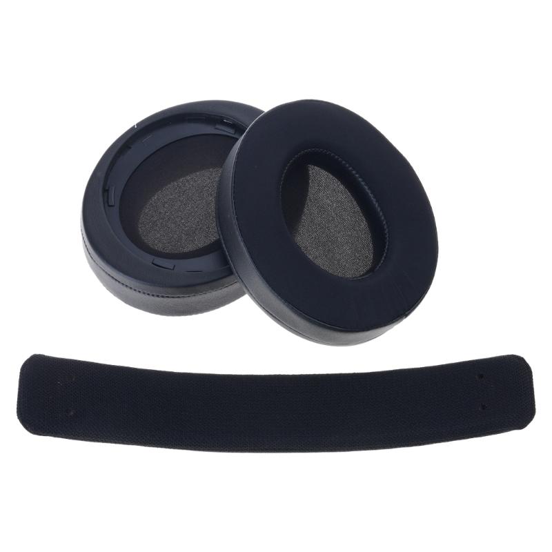 1 Par Almofada de Ouvido Earpad Almofada de Espuma de Memória Capa de Substituição para Fones de Ouvido com Fio SHP9600 SHP9500 Acessórios