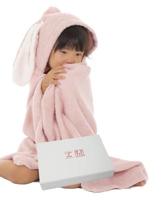Baby Baby Hooded Bath Bath Pool Made In Baby Girls Ear [BE-SAN] [Senshu Towel] Gift, Bathrobe, Towel, Poncho, Swaddle, Towel, Japan, Boys, (Rabbit