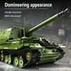 Non-Toxic 2436Pcs Green Tank Buildicng Blocks Toys Model Large-Sized Tank Assemble Bricks Toy Sets For Kid Ornament Gifts