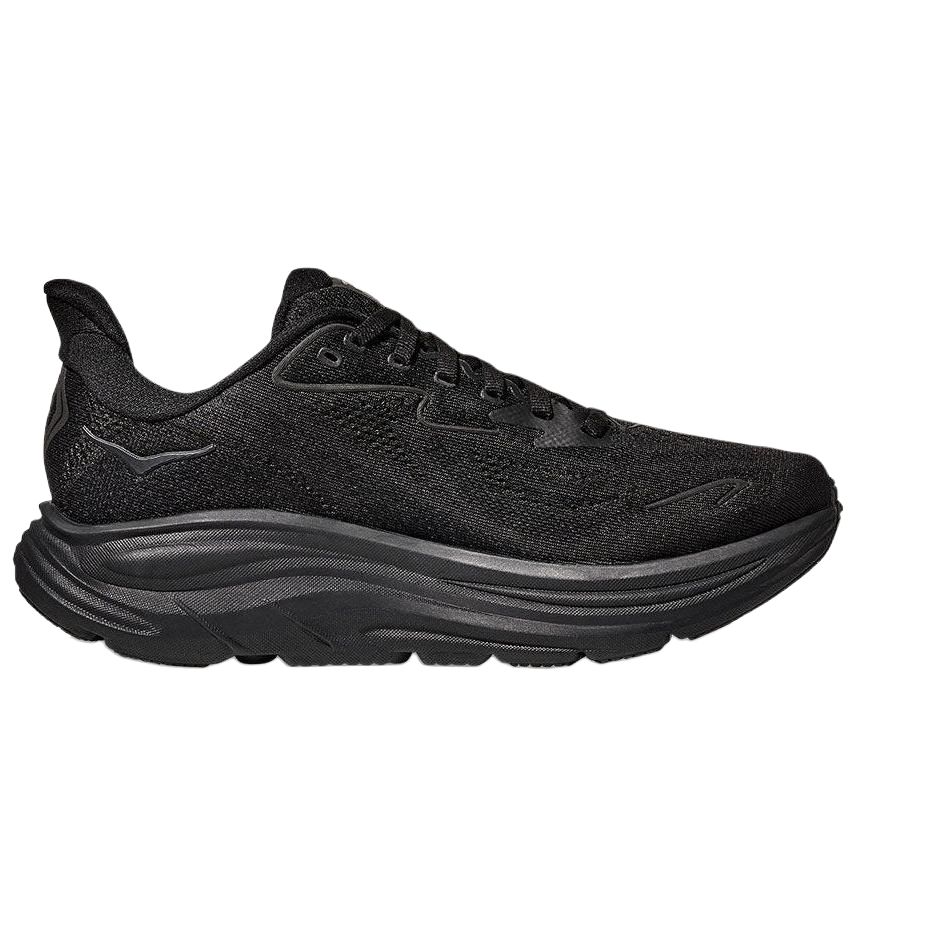 HOKA  Clifton 10 Wide Triple Black Women Sneakers 1162050-BBLC