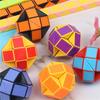 6 Pcs Folding Magic Snake Ruler Puzzle Antistress Cube Educational Toy Kids Birthday Party Favors Goodie Bags School Reward