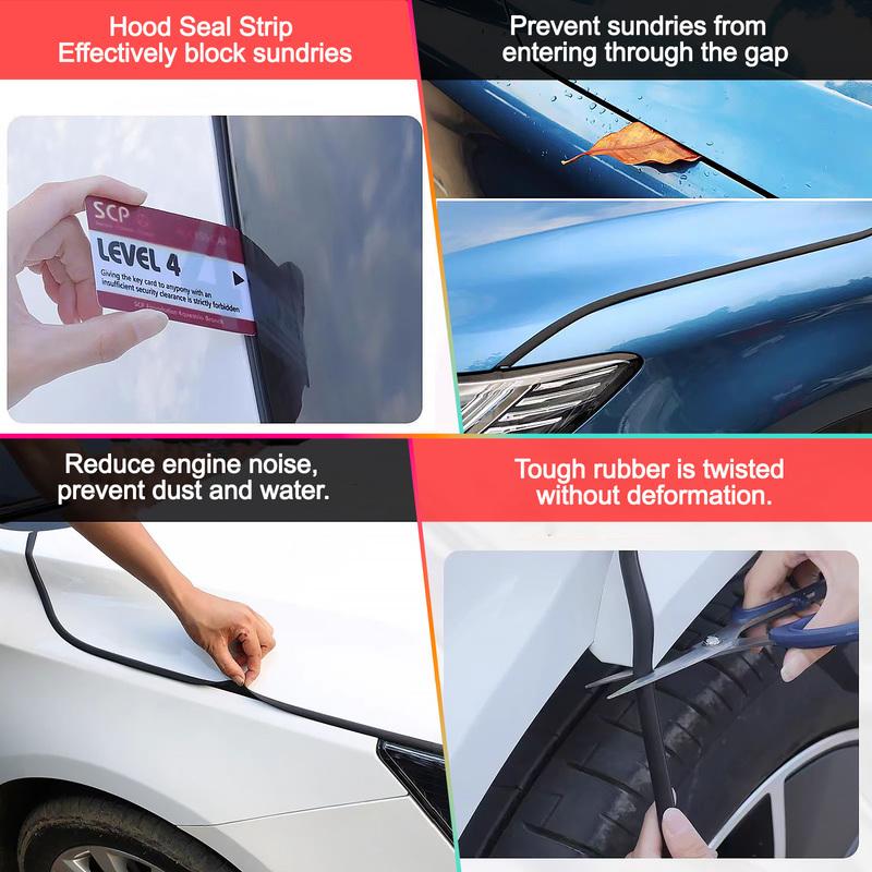 Motorhauben-Dichtungsleiste Zierleiste Dichtung für Jeep Grand Cherokee 2011 - Dodge Durango Material Gummi Direkter Ersatz 68070493A