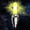 2/4Pcs Car Motorcycle Bicycle Tire Valve Caps Light LED Neon Flash Lamp Waterproof Tyre Universal Wheel Lights Car Accessories Valve Stems 1