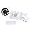 Touch-Control Stepless Dimming LED Vanity Lights with 10 Bulbs for Makeup, Cable Management, and Color Adjustment