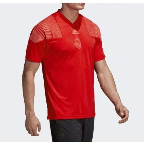 Adidas Real Madrid Replica Uniform ICON REAL Jersey Soccer Wear 2XO(187-193cm) EVB66 Vivid Red