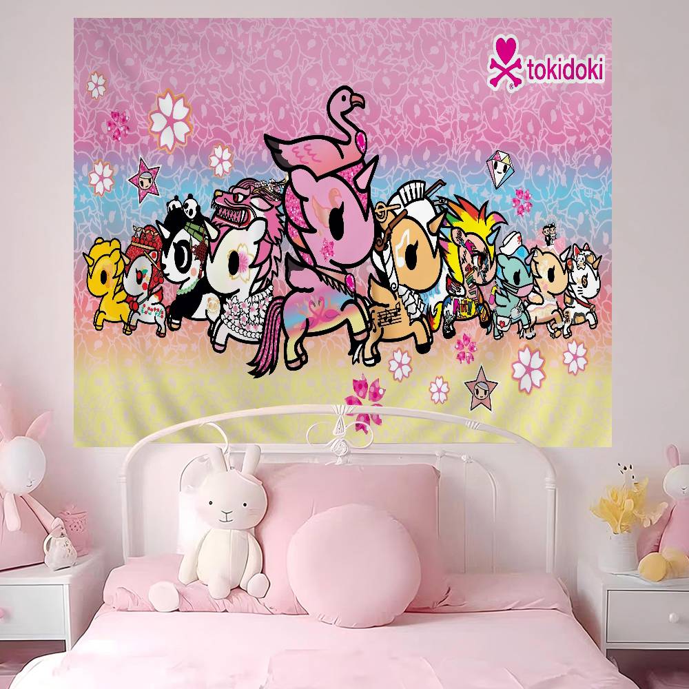 Famous Brand Kawaii T-Tokidoki Hippie Wall Hanging Tapestries For Living Room Home Dorm Decor Art Home Decor