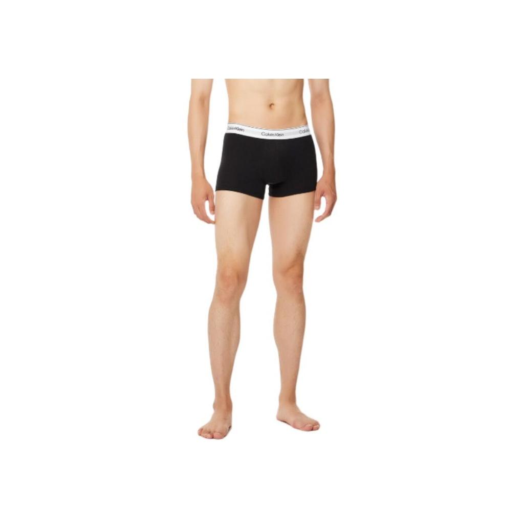 Calvin Klein Letter Print Mid-Rise Comfortable Boxer Briefs 3-Pack Men Underwear NB3963-PSW