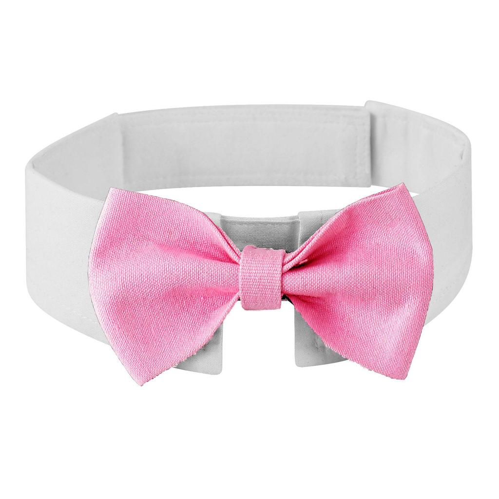 Stylish Adjustable Dog Bow Tie with Magic Sticker