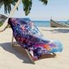 Exotic Oceanic Art Beach Towel Patterned Sunscreen And Windproof Suitable For Swimming Pool Camping Travel Blanket
