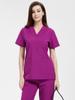 Elastic V-neck Doctor & Nurse Work Uniform - Washable Surgical Gown Suit Set.