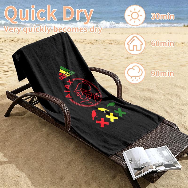 AFC Ajax Beach towels also serve as bath towels summer essential a musthave for the outdoors the beach and the pool