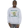 Star Wars Mens The Mandalorian Grogu Does Not Listen Sweatshirt