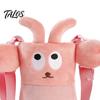 Portable Plush Bottle Sling Cartoon Crossbody Cup Holder, Cute 3D Animal Water Carrier Bag Stuffed with Adjustable Strap, Soft Protective Sleeve