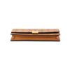 MCM Aren Visetos Klassisches Muster Messing Namensschild Kunstleder Geldbörse Umhängetasche Große Damen Taschen Brandy MYLFATA01CO001