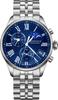 Aerowatch A78990 AA04M Men's Silver Moon Phase Chronograph Watch with Date Display, Swiss Made