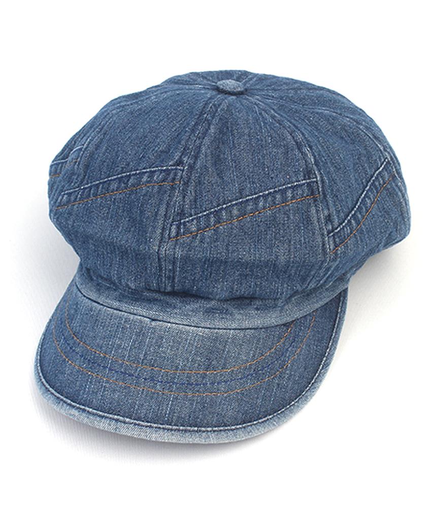 Yunibeosyeolkemiseuteuli Patchwork Denim Newsboy Cap