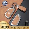 Für VOLKSWAGEN VW Autoschlüssel Hülle Schale Schlüsselanhänger für VW Volkswagen Golf 8 MK8 ID3 ID4 Cupra 2020 Für Skoda Octavia A8 SEAT Le