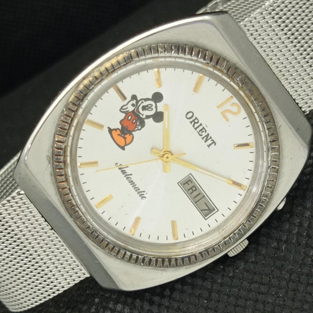

Б/у ORIENT AUTO CARTOON DIAL JAPAN MENS WATCH a310642-1 Sku588b-a310642