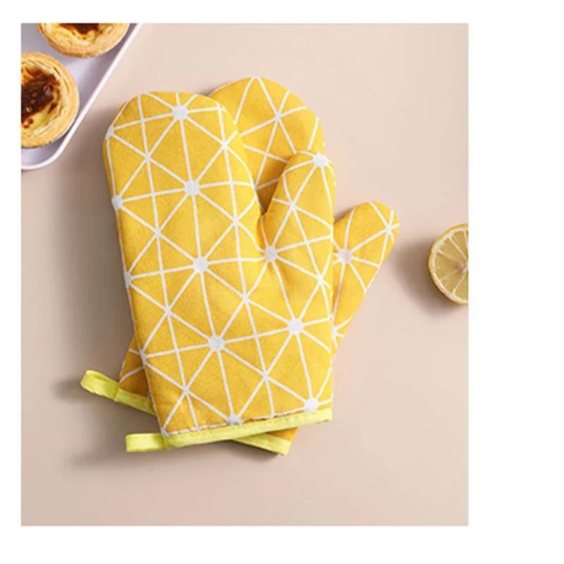 1ks kuchyňských stojánků podložka a sporák Sada rukavic do trouby Rukavice odolné vůči teplu Tepelně odolné proti teplu Take Hot Pot Rukavice na vaření